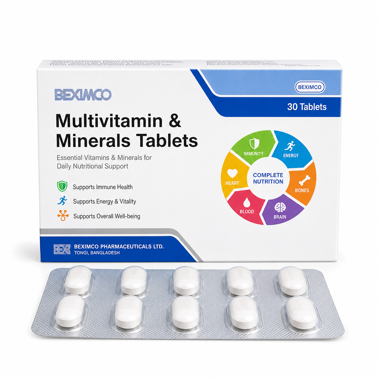 Beximco Multivitamin & Minerals Tablets