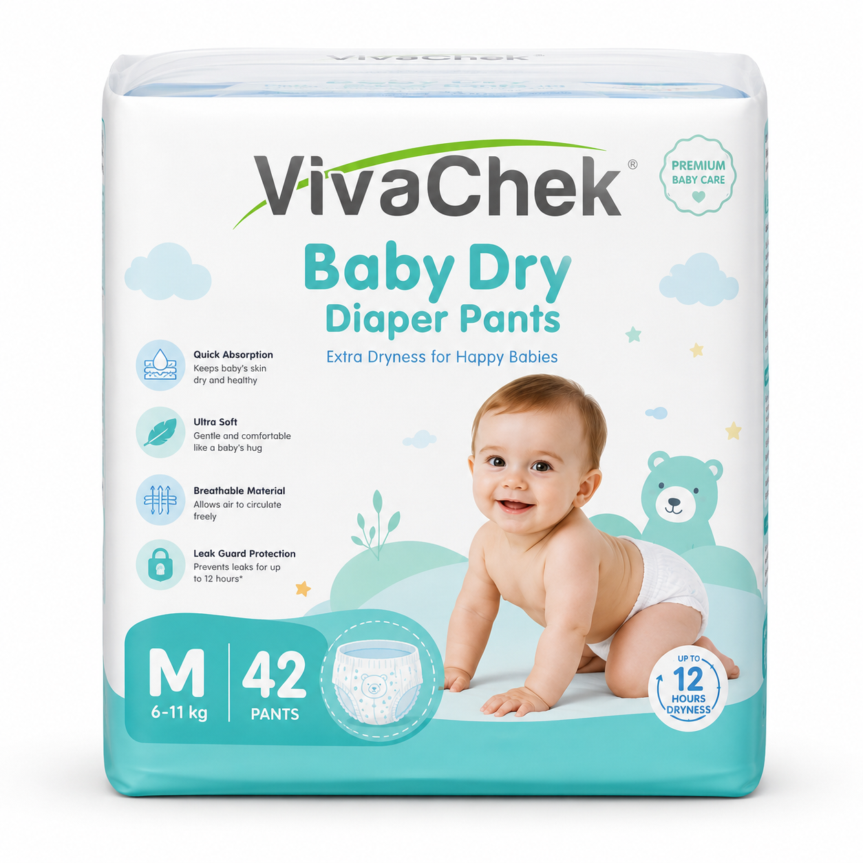 VivaChek Baby Dry Diaper Pants